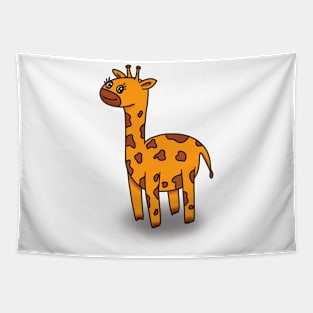 Small sweet giraffe Tapestry