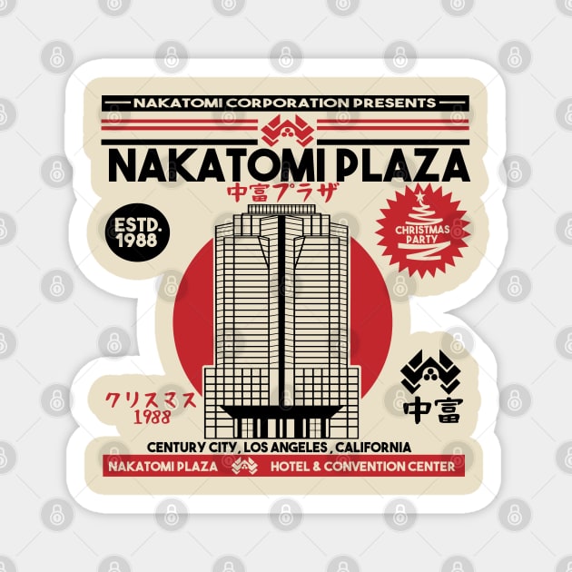 Nakatomi Plaza Magnet by carloj1956