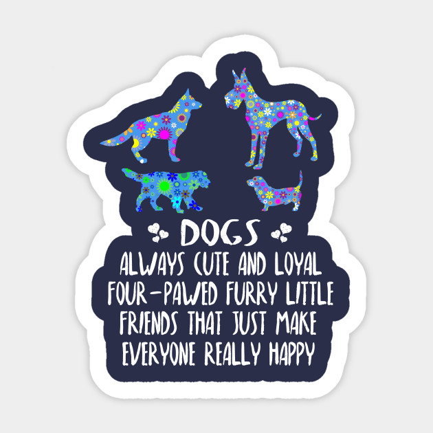 Cute Floral Dog Definition Design Gift Ideas Animal Sticker Teepublic