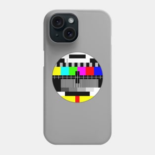 No Signal TV - Vintage Retro Television Phone Case