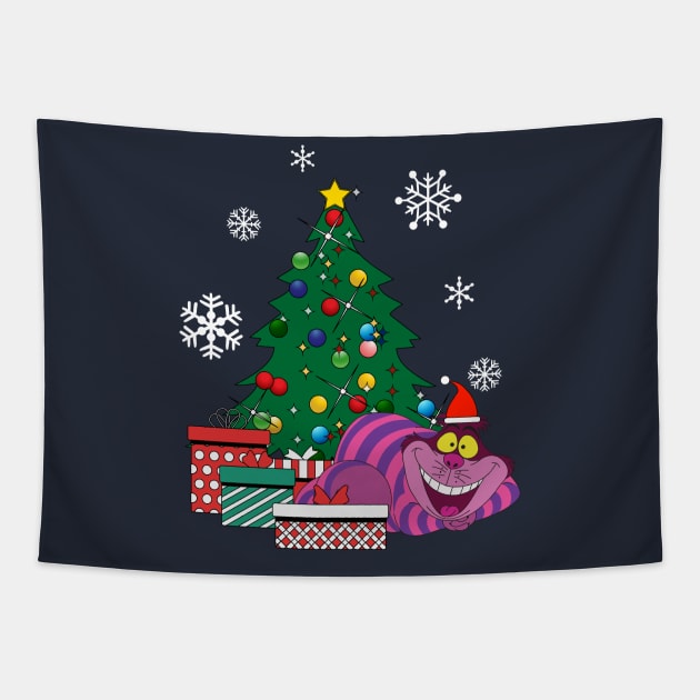 Cheshire Cat Around The Christmas Tree Wonderland Cheshire Cat