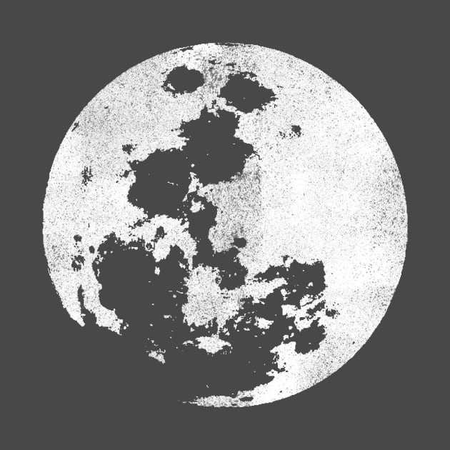 Full Moon Screenprint by The Printable Studio