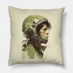 Astronaut Girl Pillow