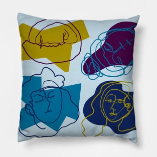 Many Many Women Pillow