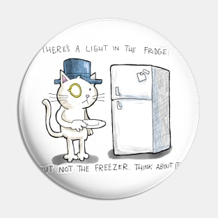 Dapper Cat - Fridge light Pin