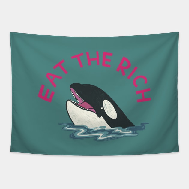 Eat The Rich Tapestry by IllustratedActivist