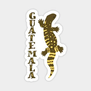 Beaded Lizard Guatemala Vertical Magnet