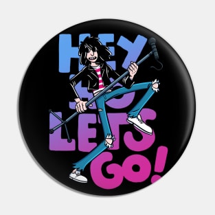 Joey Ramone He Ho Lets Go! Pin