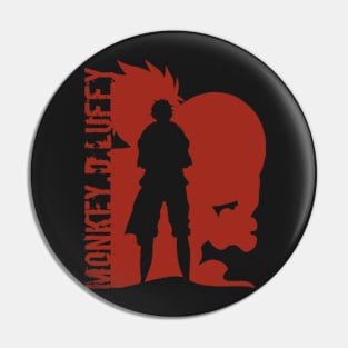 Red Luffy Pin