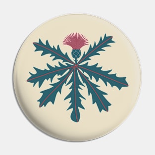 burdock flower Pin