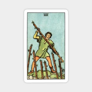 SEVEN OF WANDS Magnet