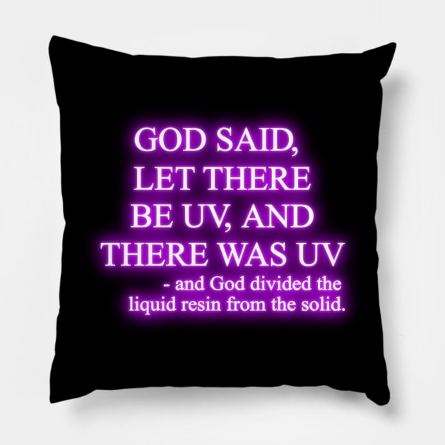 Let there be UV Pillow by Fibre Grease