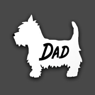 Westie Dad Design T-Shirt