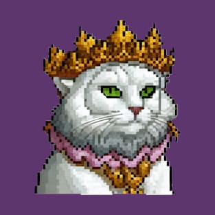 Pixel Queen Cat T-Shirt