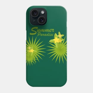 Summer Leaf Paradise Phone Case