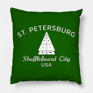 St Petersburg - Shuffleboard City USA Pillow