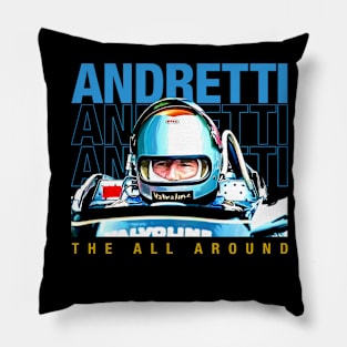 Mario Andretti 1978 Champion Retro Pillow