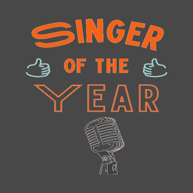 Singer Of The Year Vocalist choir by Musician Gifts