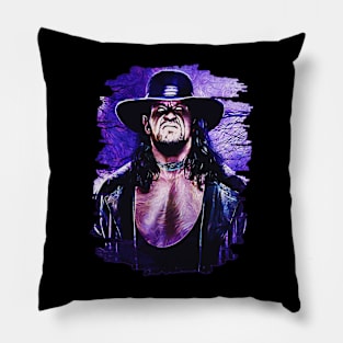 The undertaker \\ WWE \ Brush Art Pillow