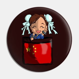 Street Fighter Pocket Pals - #3 Chun Li Pin