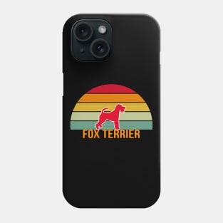 Fox Terrier Vintage Silhouette Phone Case