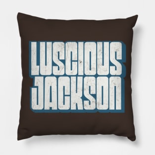 Luscious Jackson / 90s Style Fan Design Pillow