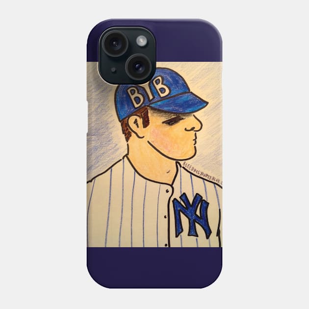 Robert Casey Illustration- Bleeding Yankee Blue Phone Case by Bleeding Yankee Blue