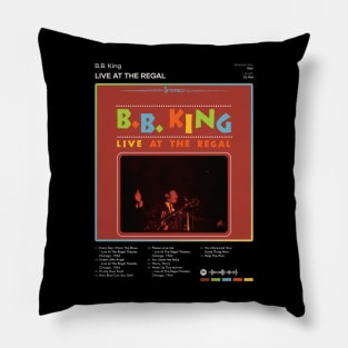 B.B. King - Live At The Regal Tracklist Album Pillow