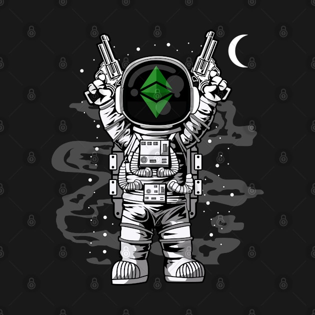 Astronaut Ethereum Crypto ETH Coin To The Moon Crypto Token Cryptocurrency Wallet Birthday Gift For Men Women Kids by Thingking About