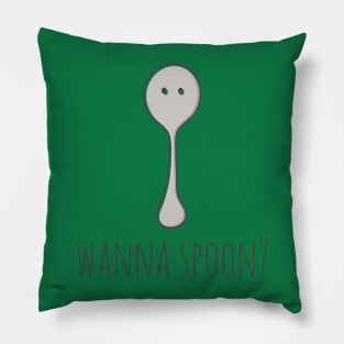 Wanna Spoon? Pillow