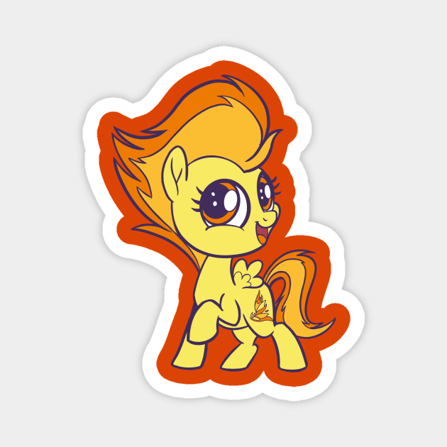 Filly Spitfire Magnet by SophieScruggs