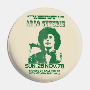 Arlo Guthrie Pin