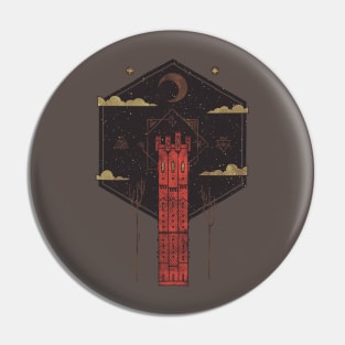 The Crimson Tower Pin