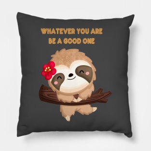 Cute Sloth Animals Lover Pillow