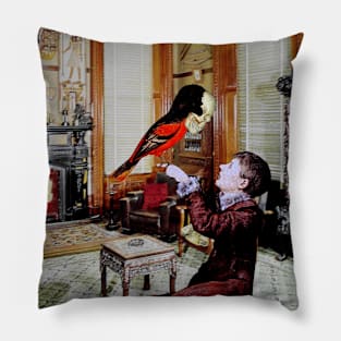 Boy with winged death Pillow