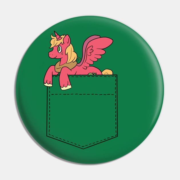 Pocket Princess Big Mac Pin by AmyNewBlue