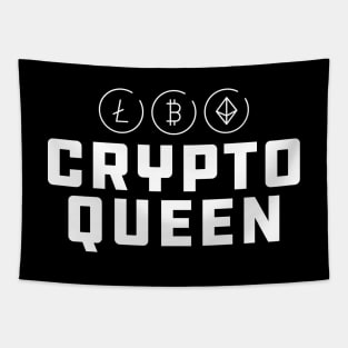 Crypto Queen Tapestry