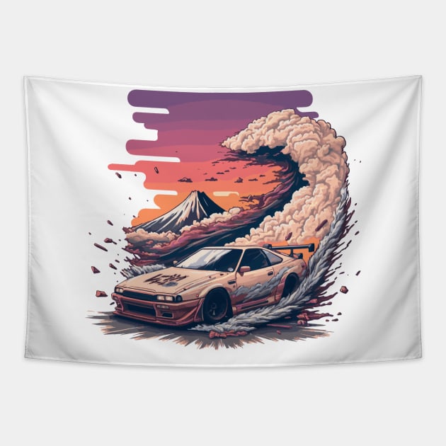 Drift King Tapestry by DesignedbyWizards