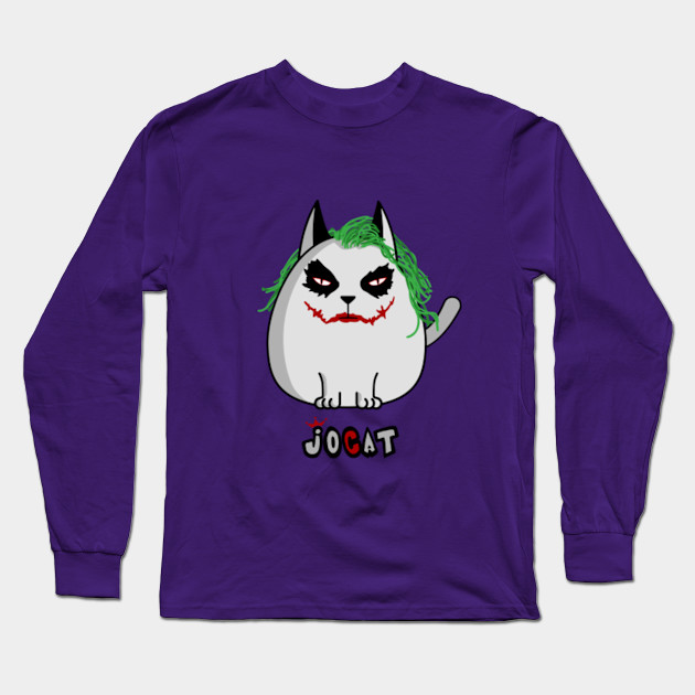 Joker The Cat Joker Long Sleeve T Shirt Teepublic