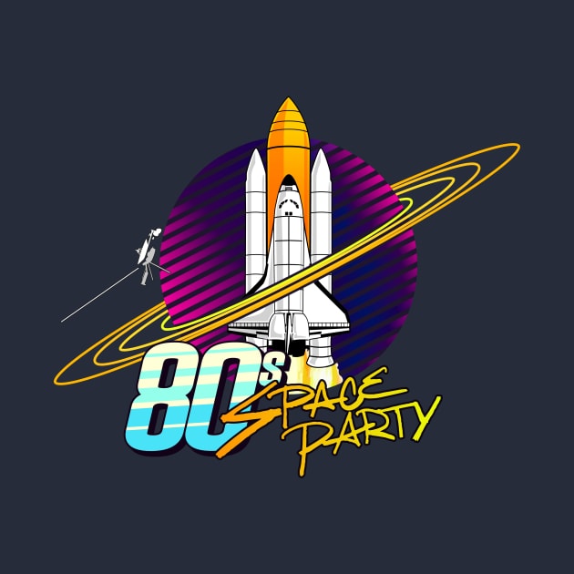 80 Space Party - Alt by CosmoQuestX