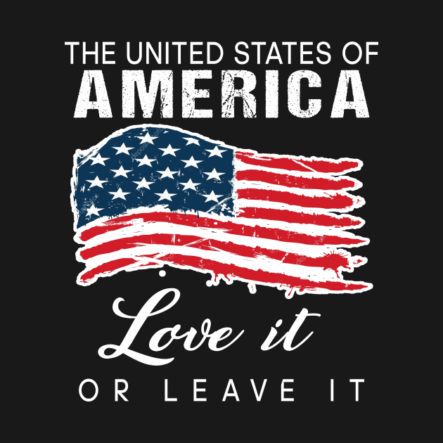 The United sates of America love it or leave it by TEEPHILIC