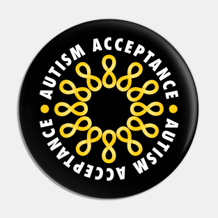 Autism Acceptance Flower Pin