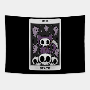 Cat tarot card Death Tapestry