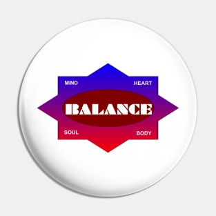 Balance mind heart soul and body Pin