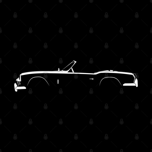 Triumph Spitfire Mk I Silhouette by Car-Silhouettes