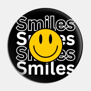 Casual Smiles Funny Smiles Face Fashion Pin