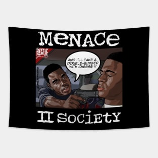 Menace Burger with Cheese Tapestry