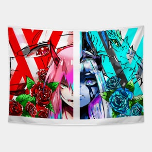 zero two _ Darling In The Franxx Tapestry