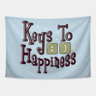 Keys To Happiness Tapestry