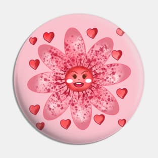 Love Flower Pin